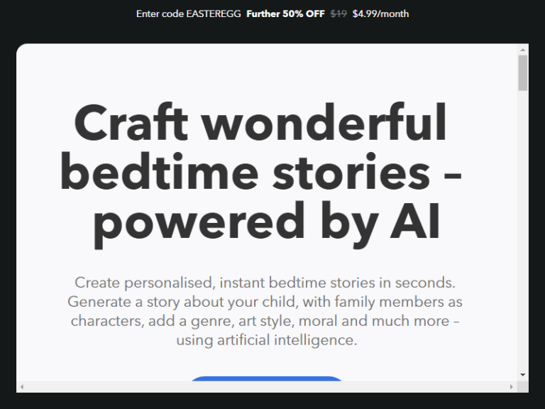 Bedtimestory AI