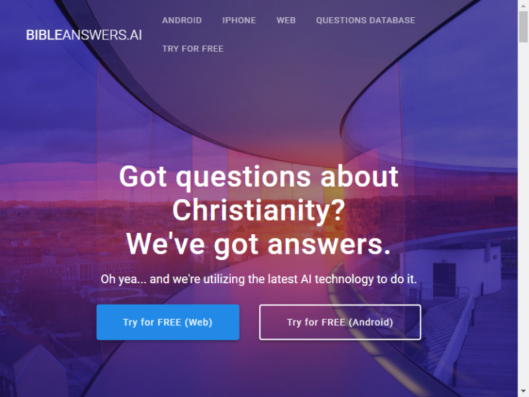 Bible Answers AI