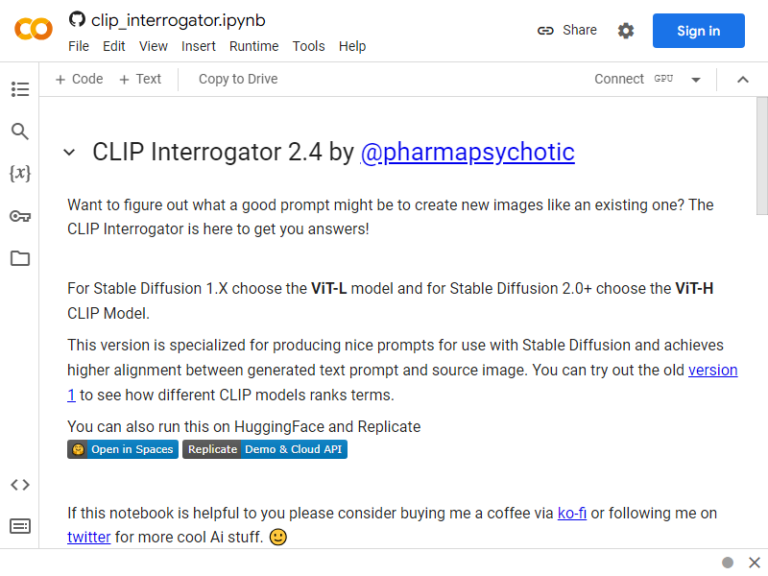 CLIP Interrogator