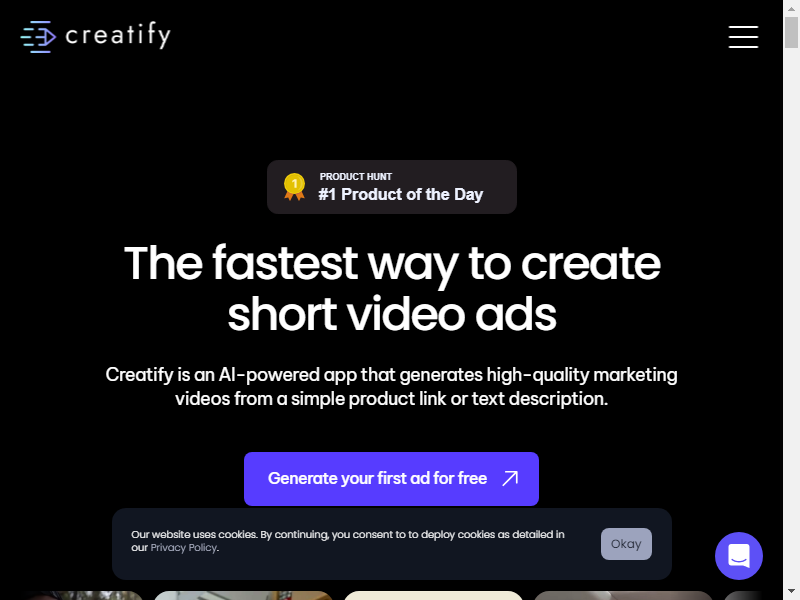 нейросеть Creatify AI