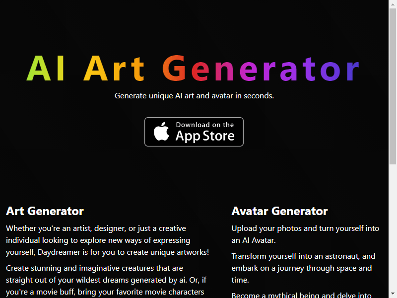 нейросеть AI Art Generator