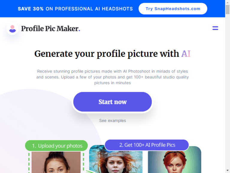 AI Profile Pic Maker