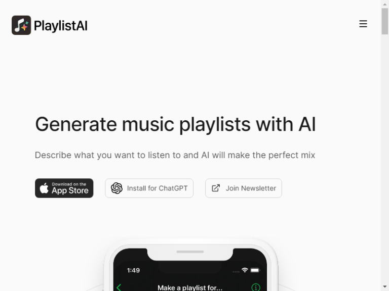 AI Playlist maker