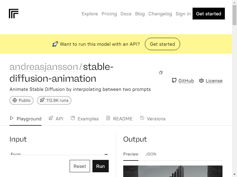 нейросеть Animate Stable Diffusion