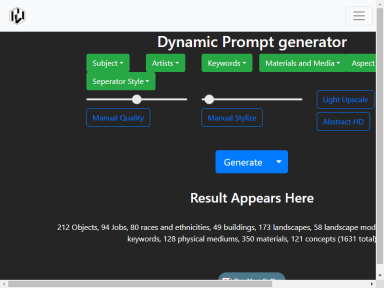 Dynamic Prompt generator