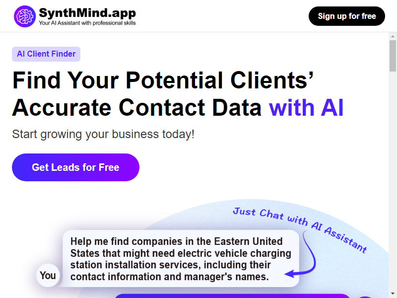 нейросеть AI Client Finder