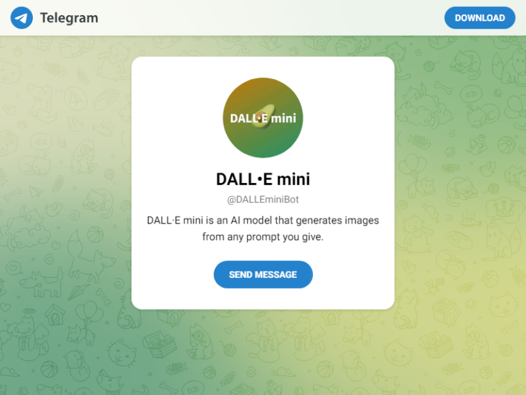 DALL-E mini Telegram Bot