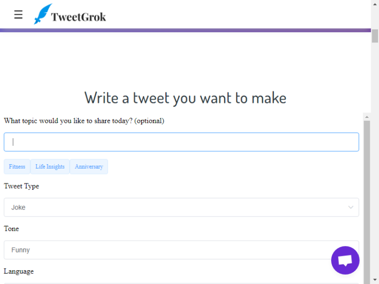 AI Twitter Generator