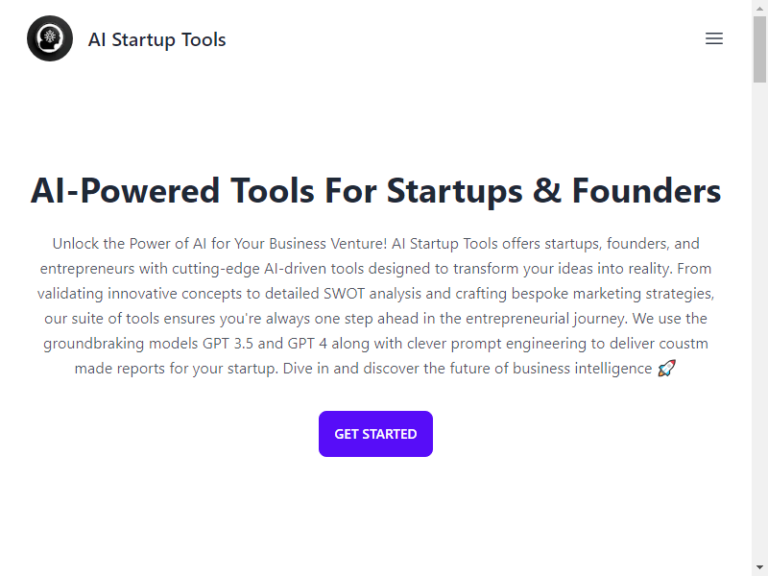 AI Startup Tools