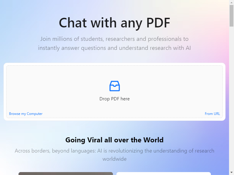 нейросеть ChatPDF