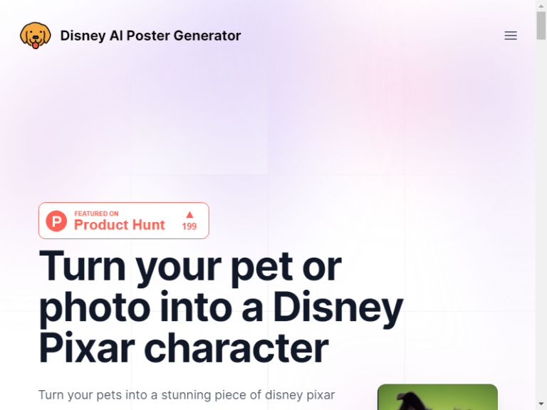 Disney AI Poster Generator