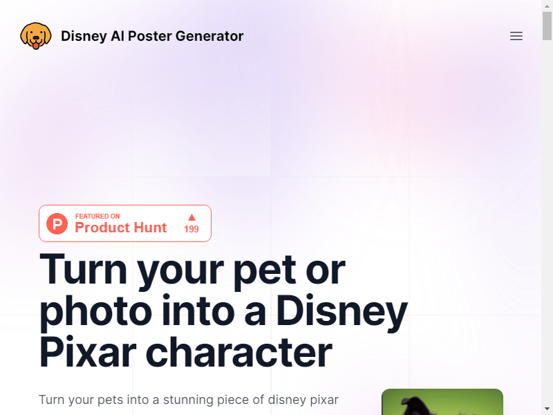 нейросеть Disney AI Poster Generator