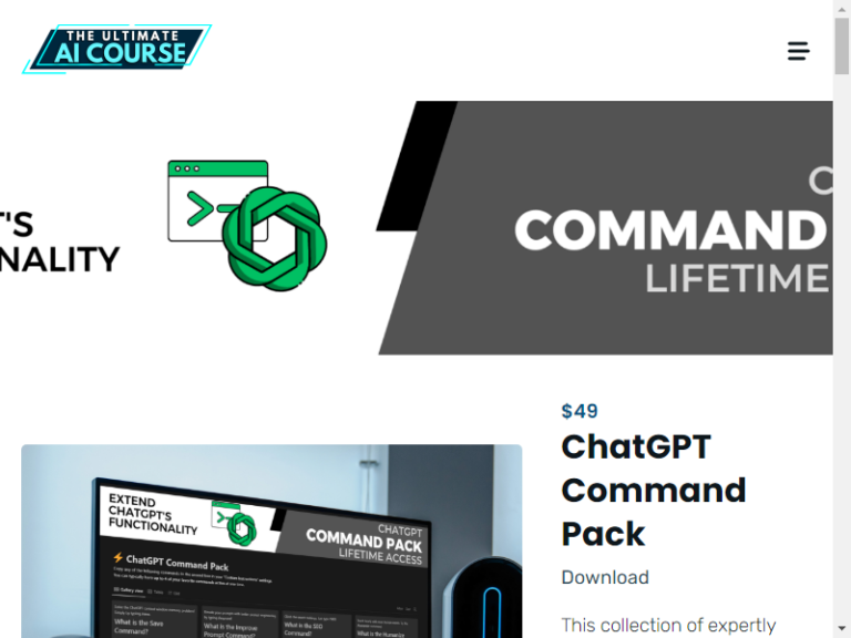 ChatGPT Command Pack